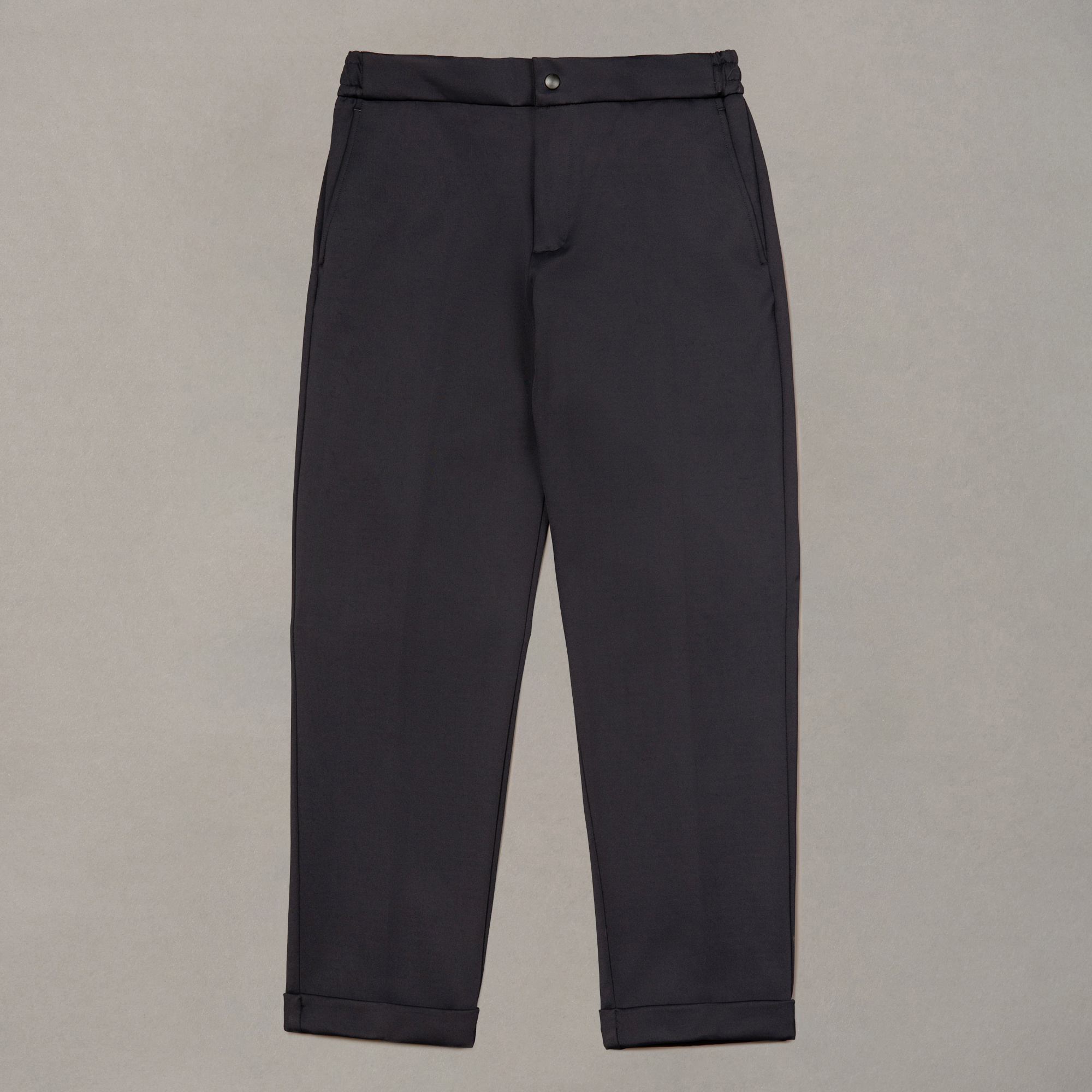 Blauwe broek met vierwegstretch