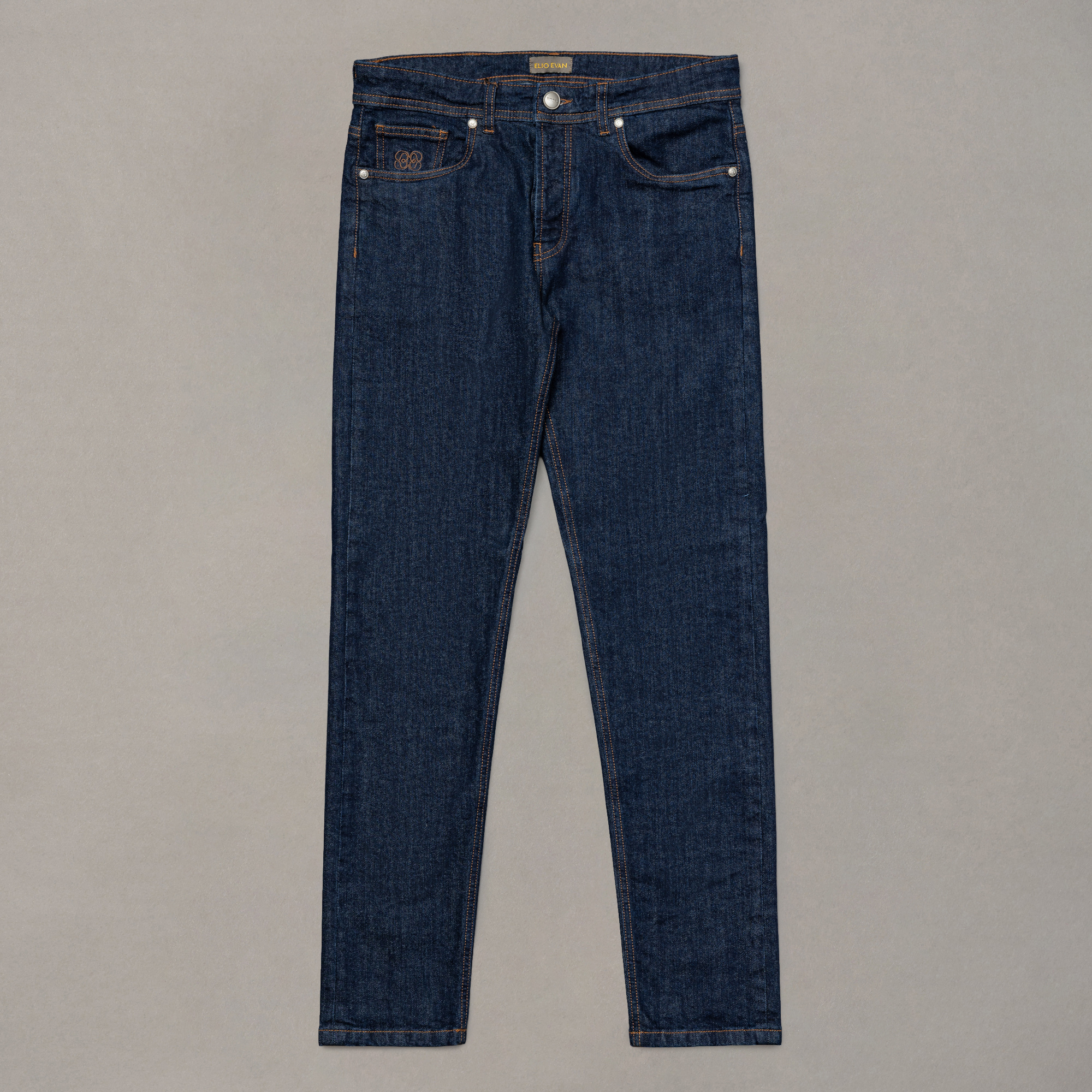 Blauwe five-pocketjeans