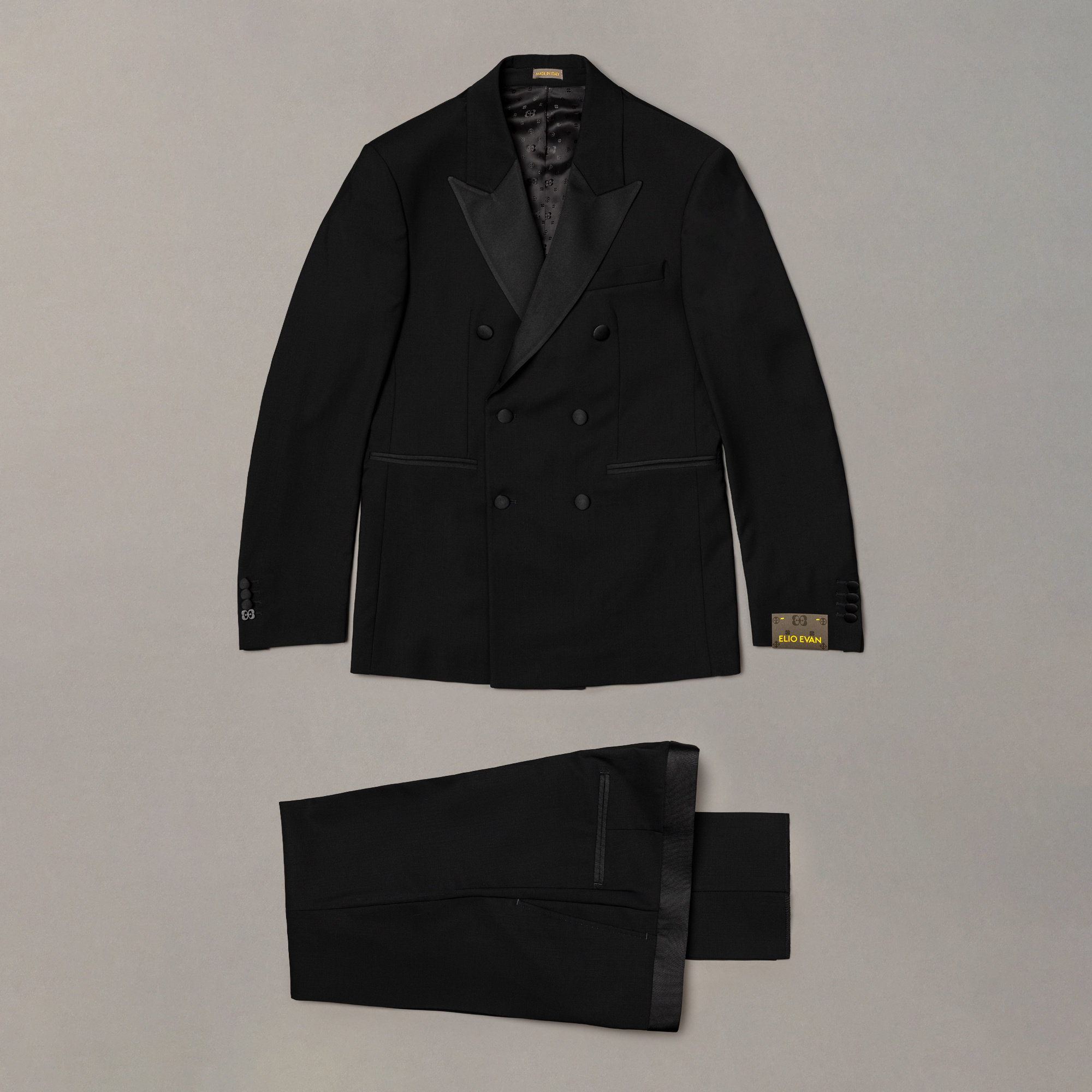 Double-Breasted Black Tuxedo