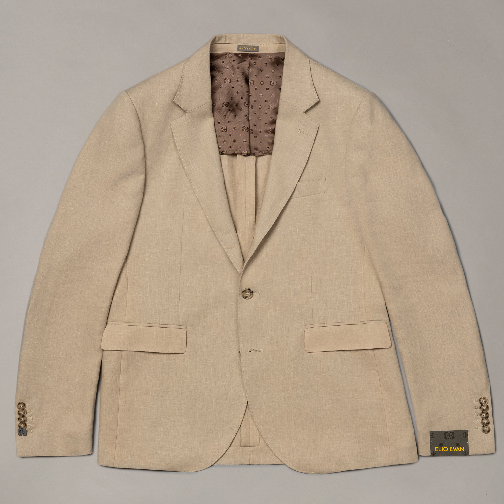 Leinensakko Beige