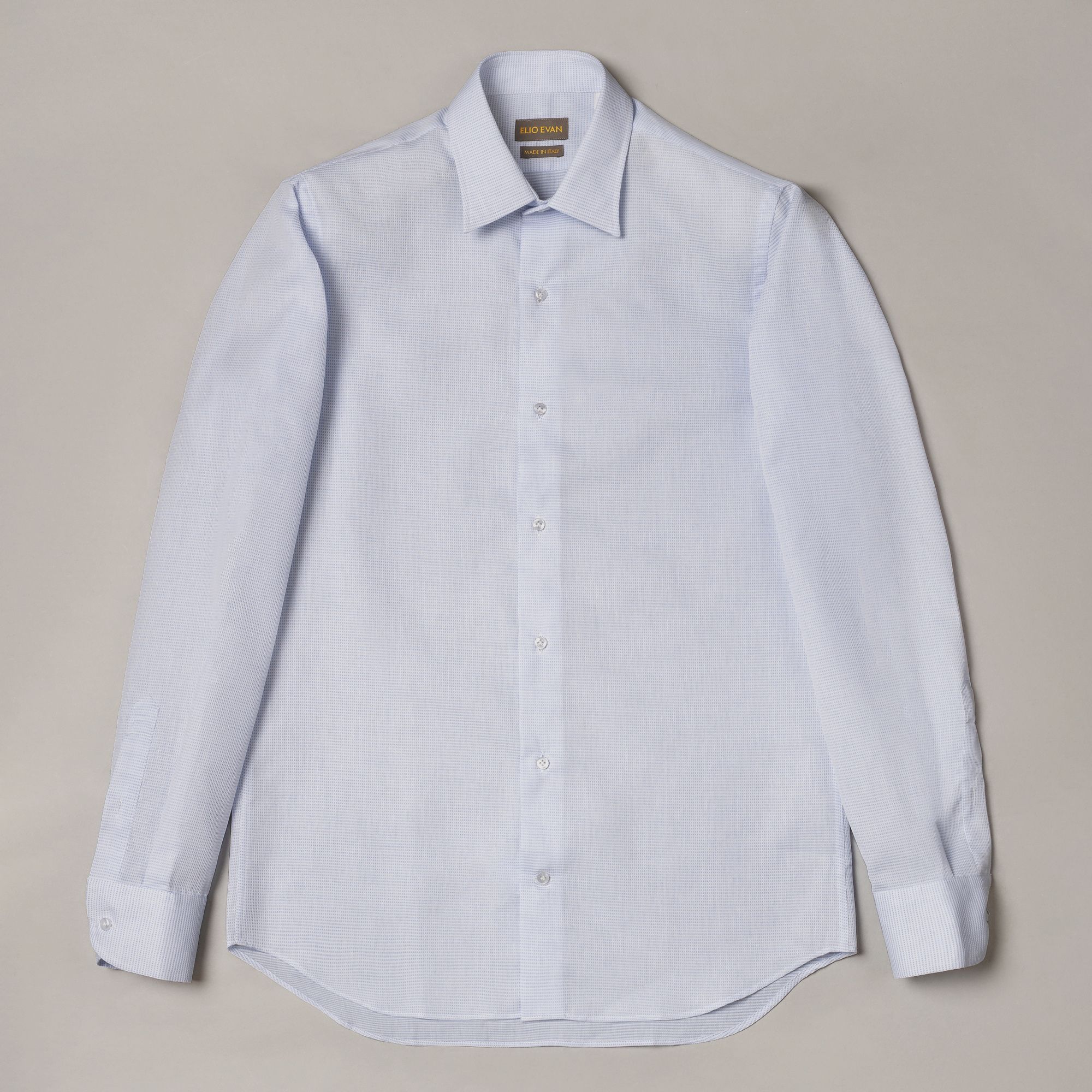 Sky Blue Jacquard Shirt