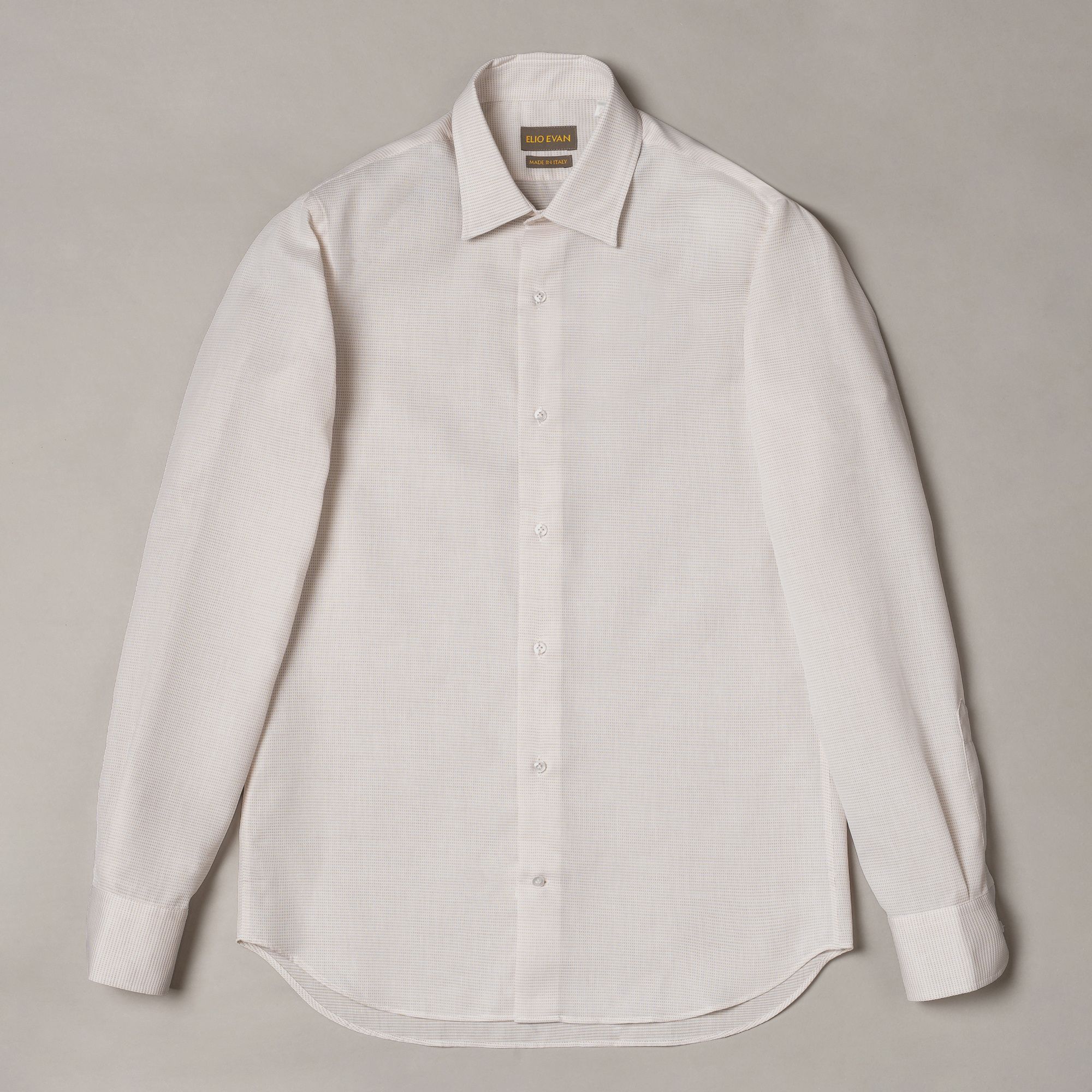 Beige Jacquard Shirt