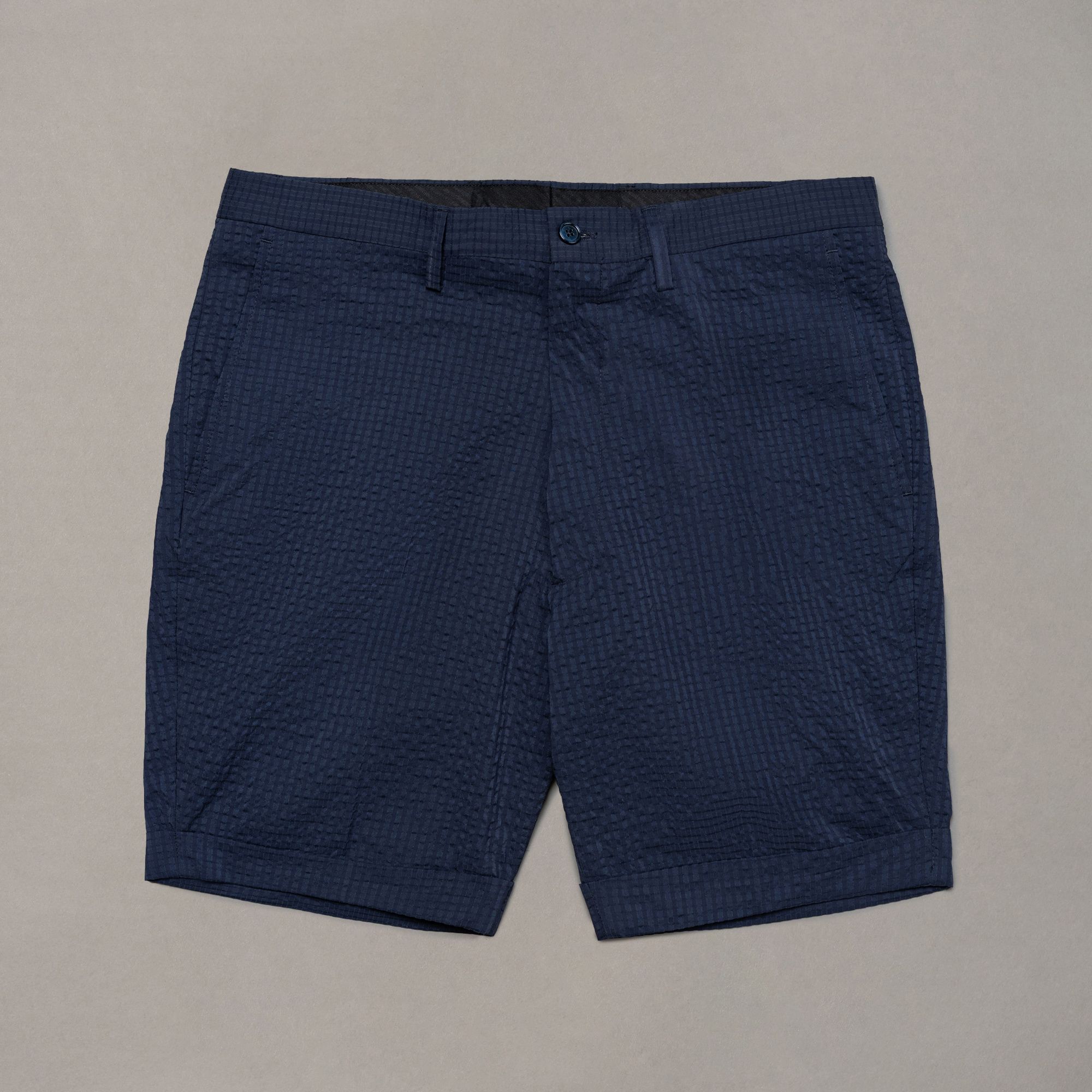 Blue Grid Shorts