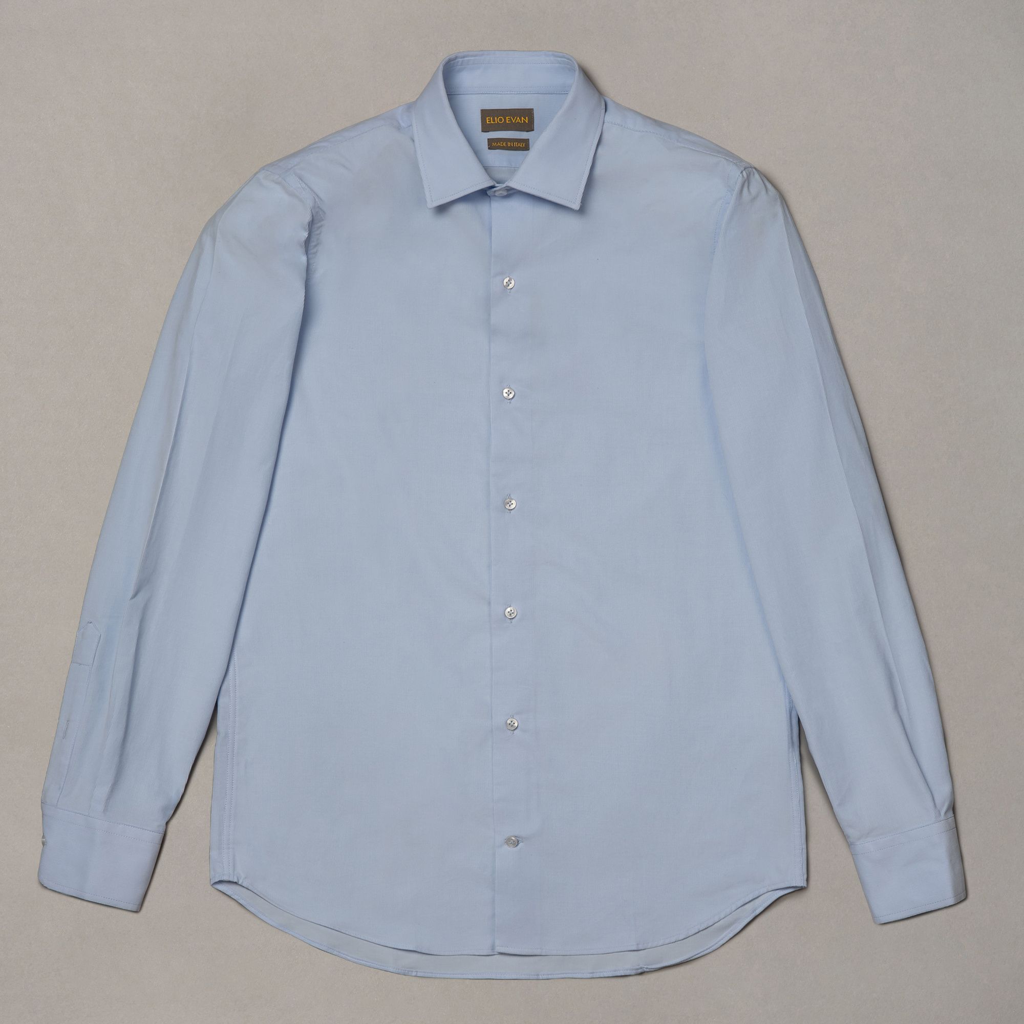 Camicia celeste Mercer a collo semipunta