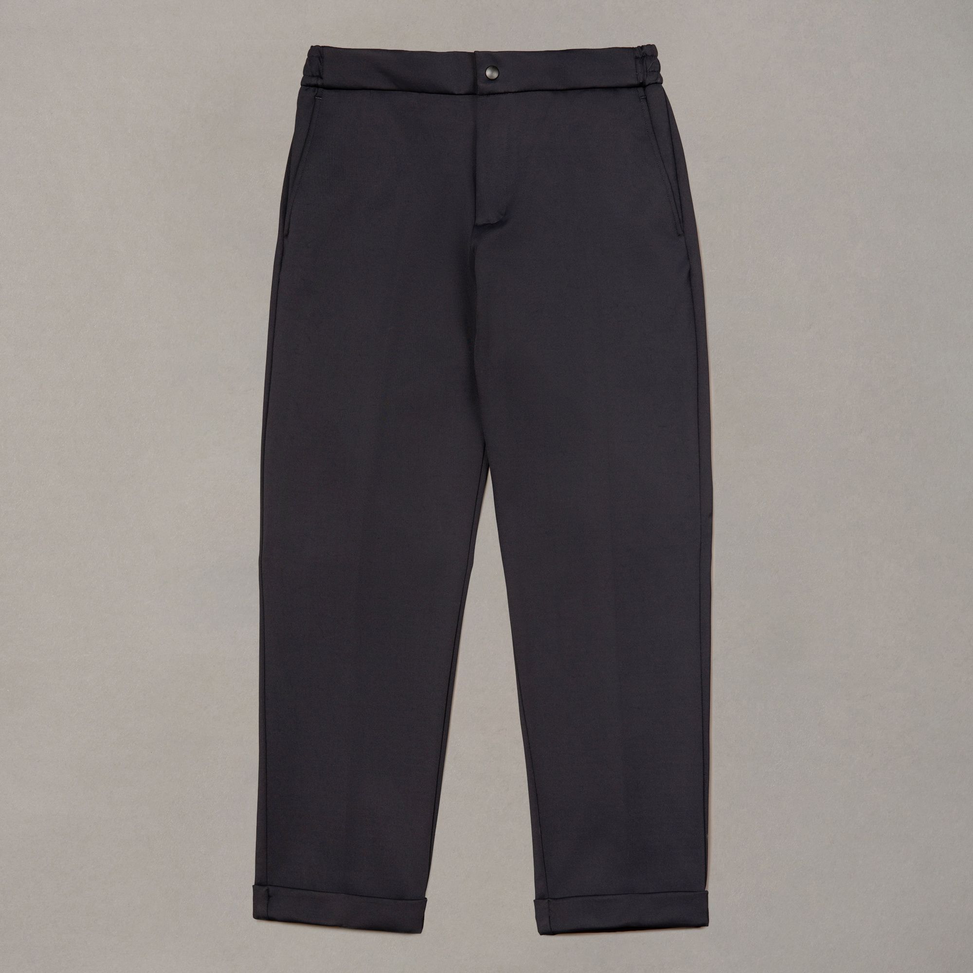 Blaue Flatfront-Hose