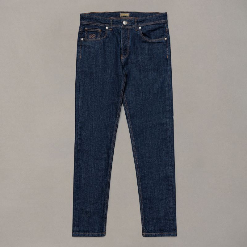 Five-Pocket Blue Jeans