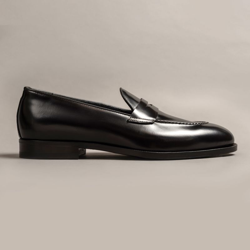 Buckle Leather Loafers