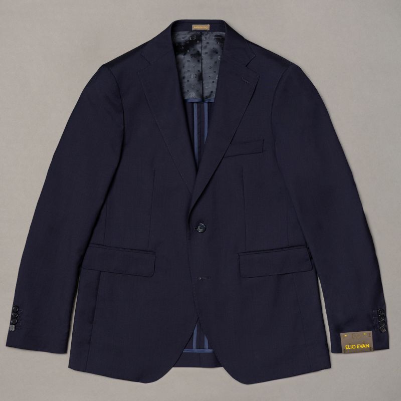Blue Wool Travel Jacket