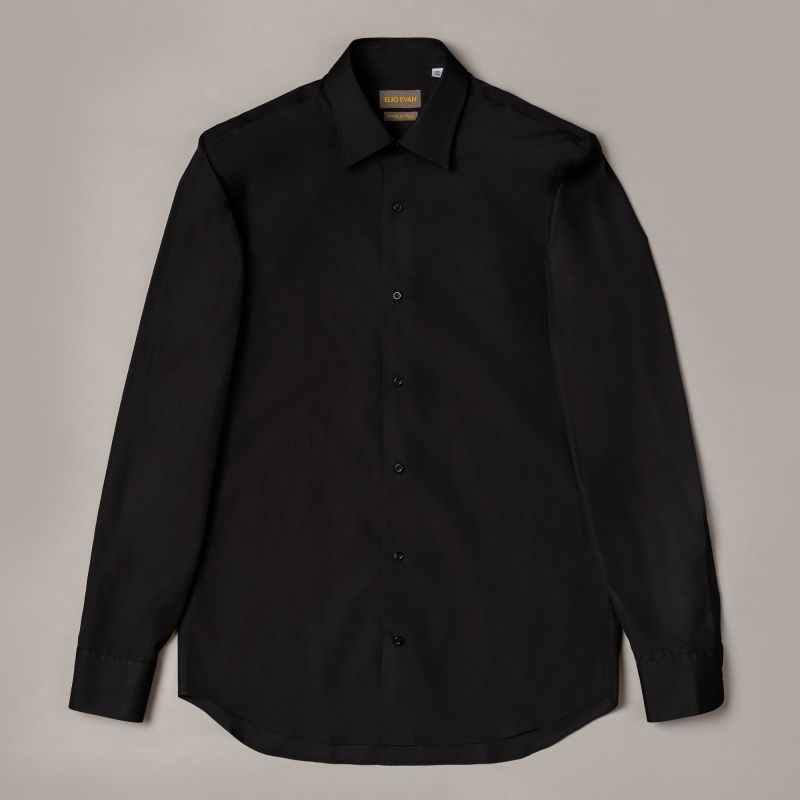 Black Semi-Point Shirt