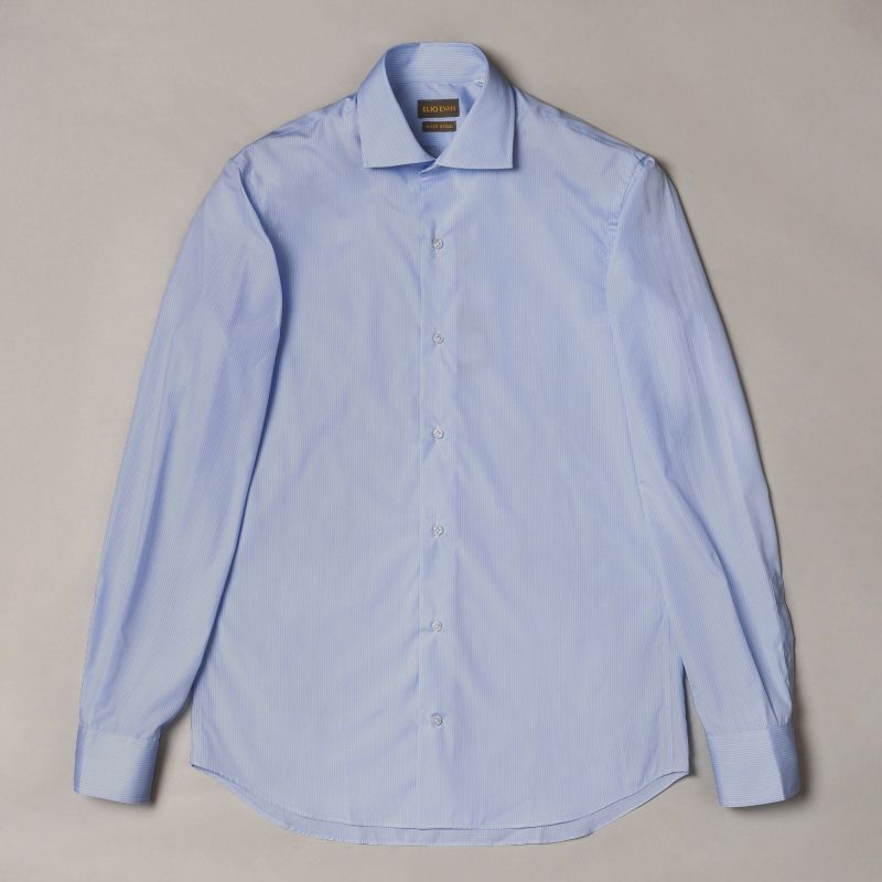 Semi-Spread Shirt Sky Blue