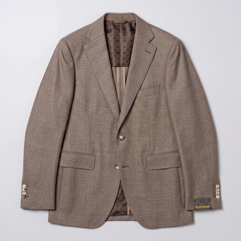 Beige Knitted Wool Jacket