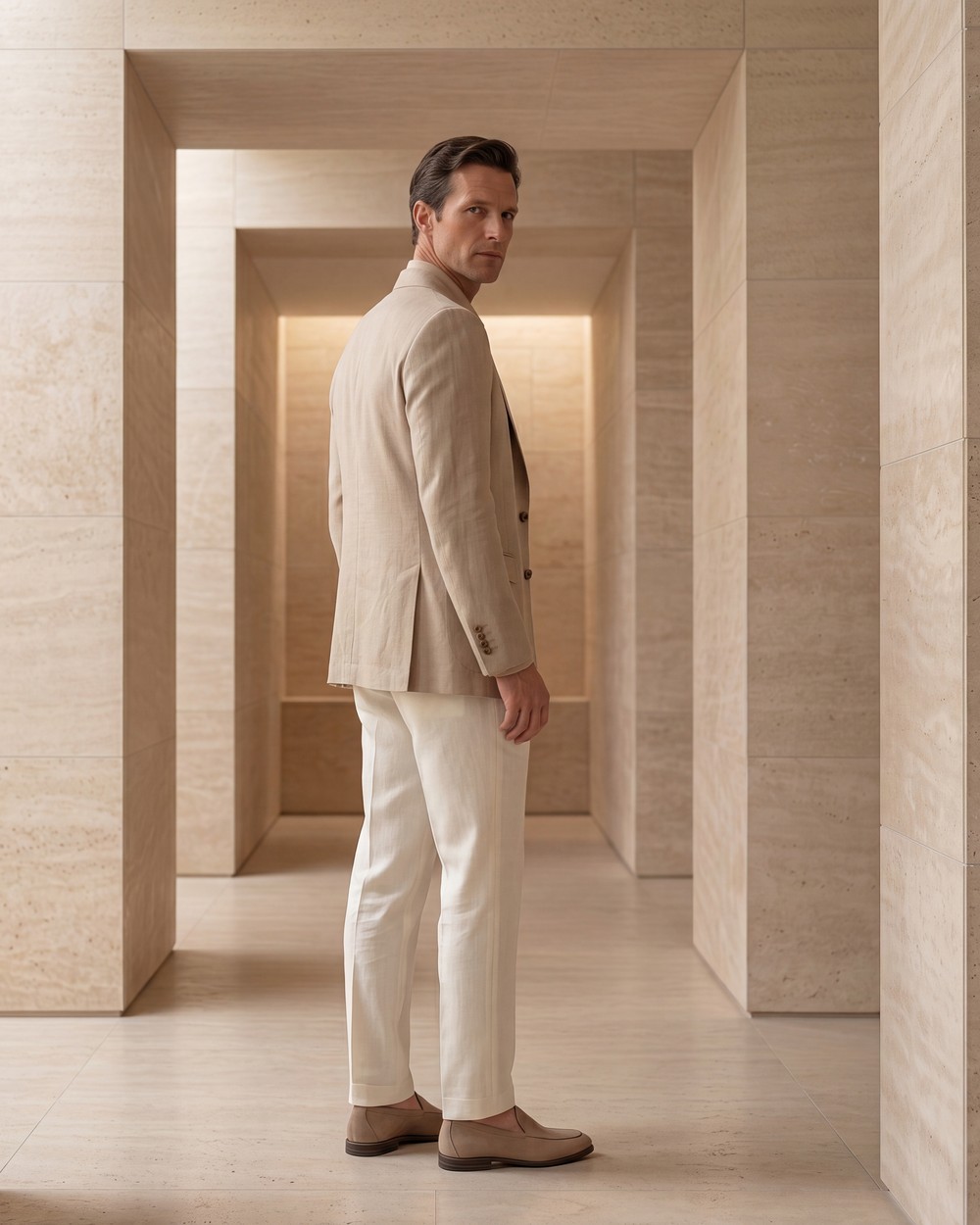 LINEN, HELD IN SHAPE